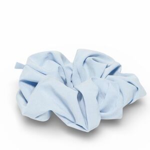 Lululemon Uplifting Oversized Scrunchie in the color "BLEN" (Blue Linen).